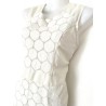 Robe blanche brodée