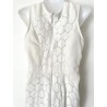 Robe blanche brodée