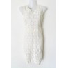Robe blanche brodée