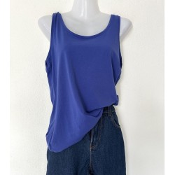Débardeur bleu extenisble