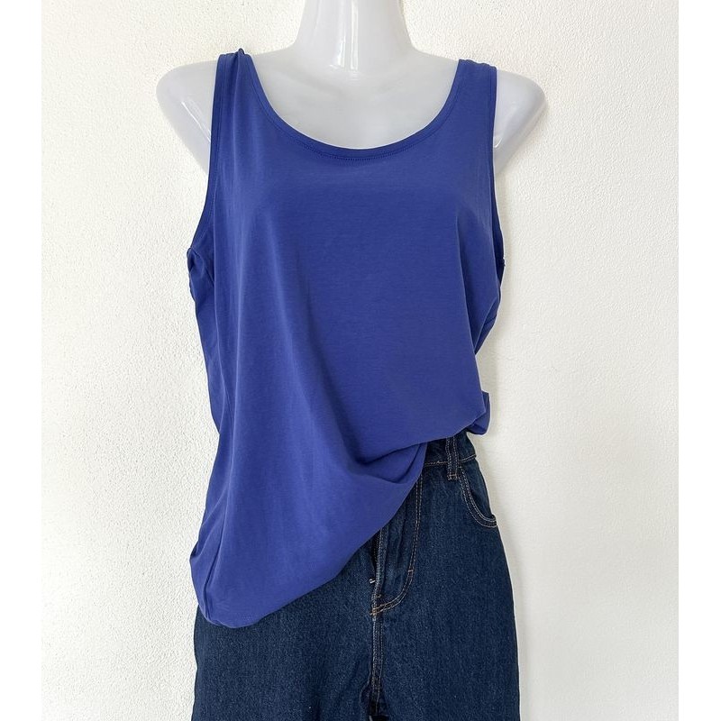 Débardeur bleu extenisble