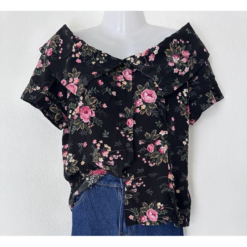 Chemisier avec fleurs