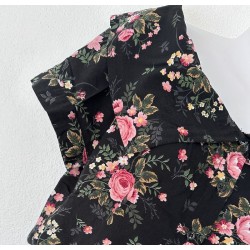 Chemisier avec fleurs