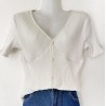 Haut extensible blanc