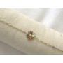 Bracelet à fleur en Acier inoxydable