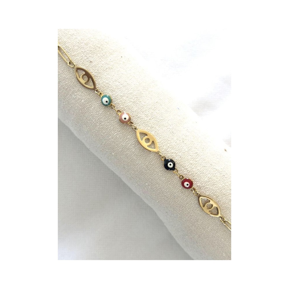 Bracelet avec oeil en Acier inoxydable Bracelet avec oeil en Acier inoxydable