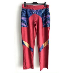 Pantalon en lin NEUF COULEUR D'AFRIQUE - Taille 46