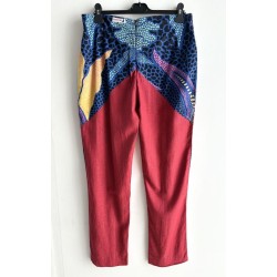 Pantalon en lin NEUF COULEUR D'AFRIQUE - Taille 46
