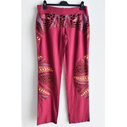 Pantalon en Lin COULEUR D'AFRIQUE - Taille 44