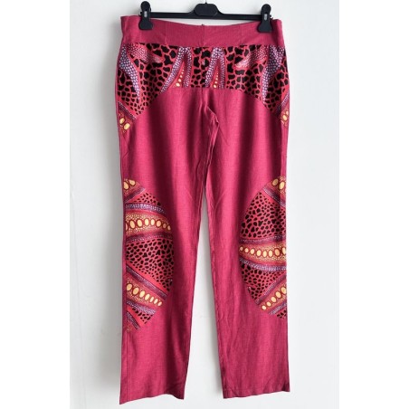 Pantalon en Lin COULEUR D'AFRIQUE - Taille 44