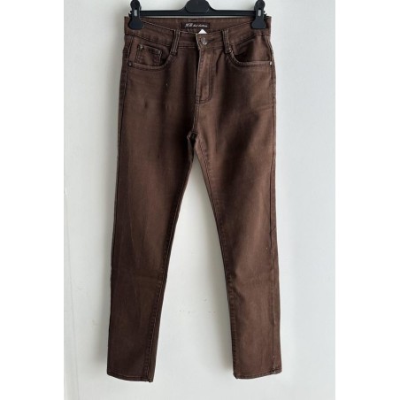 Jean marron extensible - Taille 40