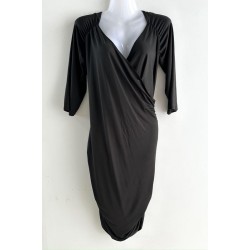 Robe noire extensible  NEUVE - T44/46