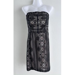 Robe bustier brodée MORGAN - Taille 40